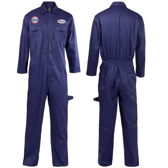 Personalised Embroidered Esso Boilersuit Gas Petrol Station NAVY