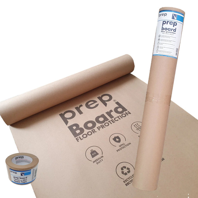 Prep-Board Floor Protection & Seam Tape