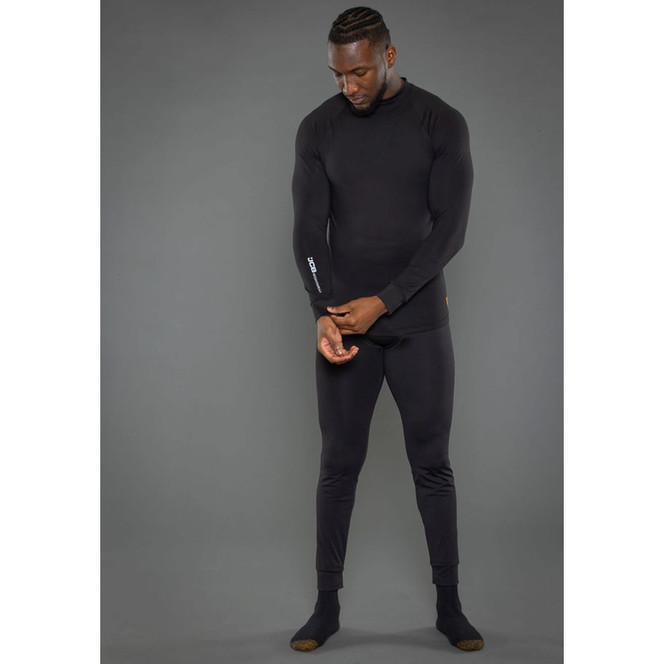 JCB Jcb Workwear Unisex Base Layer Set Black JCB019BL