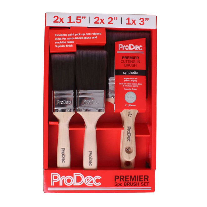 ProDec 6pc Premier Paint Brush Set PBPT049