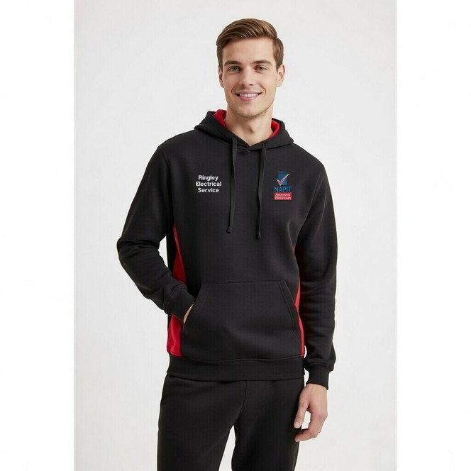 NAPIT Embroidered Personalised Logo Two Tone Hooded Sweatshirt