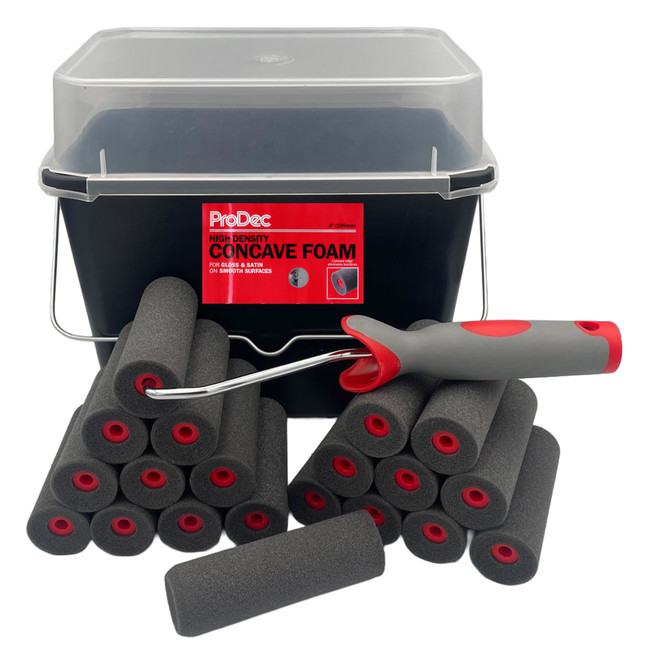 Prodec Madrid 4" High Density Concave Foam with 7L Scuttle + Lid