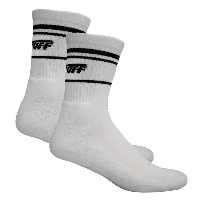 Tuffstuff Crew Socks (Twinpacks) White 609