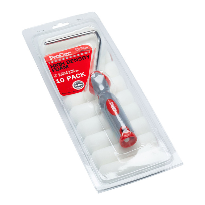 ProDec 11pc High Density Foam 4" Mini Rollers & Frame PRRF001