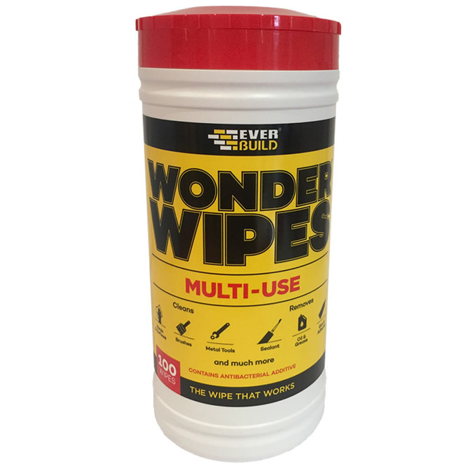 Everbuild Wonder Wipes Tub Of 100 - 467442