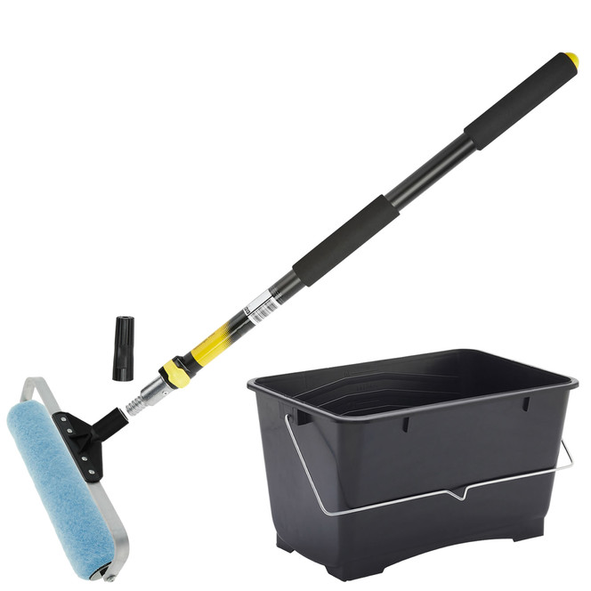 Coral Edmonton 12" Double Arm Long Pile Polyester Rough Surfaces Skuttle Kit