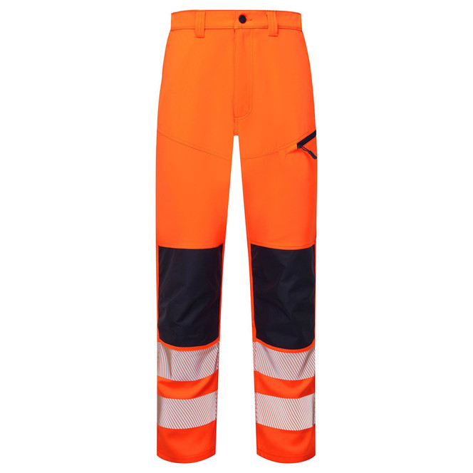 Supertouch Essentials Hi Vis Eco Coolair 4-Way Stretch Orange Trousers SHV-401RD0-F