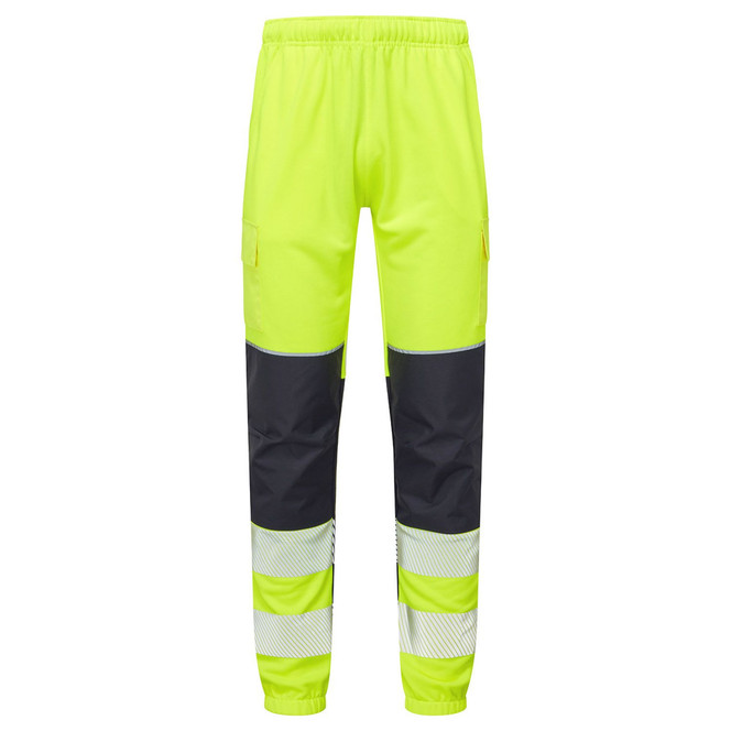 Supertouch Essentials Hi-Vis Eco CottonCool Yellow Jogger SHV-501C1-9