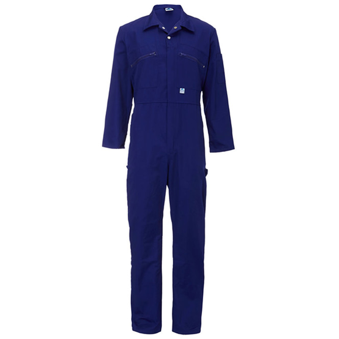 366 Fort Ladies Zip Front Boiler Suit in Royal Blue