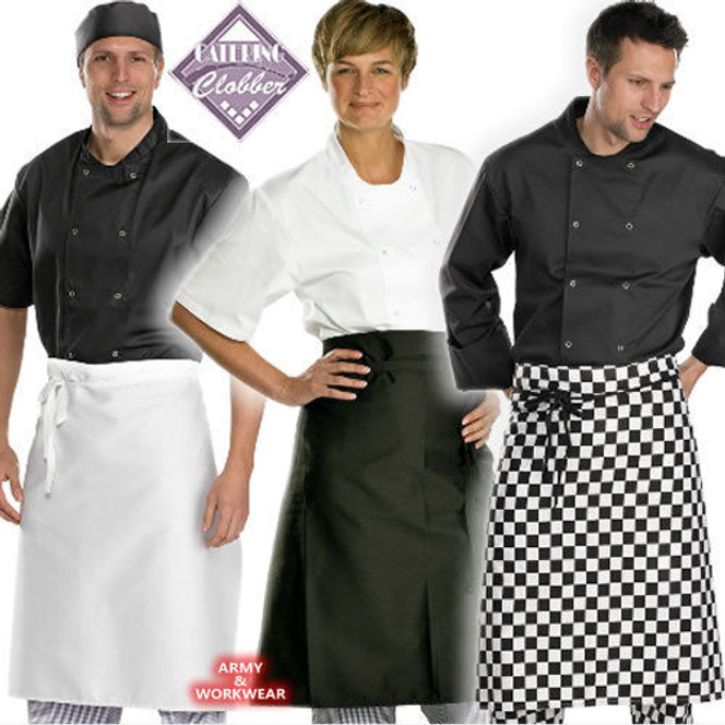 Half / Waist Apron Mens/Ladies Professional Catering Clubber Waiters,Chefs,Cooks