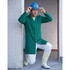 Supertouch Polycotton Food Coat Kelly Green 571K1-7