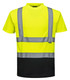 S378 Portwest Two Tone T-Shirt Yellow/Black