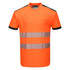 Portwest PW3 Hi-Vis T-Shirt Short Sleeve Orange/Black