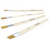 ProDec 4 pc Slant Cut Synthetic Lining Fitch Brush Set