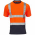 Supertouch Hi-Vis 2 Tone T-Shirt Orange/Navy SHV-351891-7