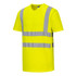 Portwest Hi-Vis Cotton Comfort Mesh Insert T-Shirt S179 Yellow