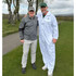 Personalised Caddie Uniform Golf Boilersuit White