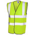 50 x Uneek Hi-Viz Vest Sleeveless Safety Waist Coat
