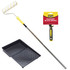 Fit For The Job Albatross 9" Long Pile Masonry Roller Set With Block Brush