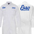 Personalised Gas Petrol Attendant Esso Boilersuit White