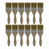 12 x Kana White Bristle Wood Handle Laminating Brush