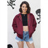 Classic British Harrington Jacket Ladies/Unisex Burgundy
