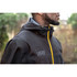 JCB Waterproof Hooded Jacket Black JCB002