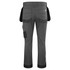 JCB Mens 4-way Stretch Holster Pocket Trousers Grey JCB020