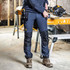 JCB Workwear Mens Stretch Holster Pocket Trousers Navy Blue JCB027N