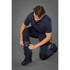 JCB Workwear Mens Stretch Holster Pocket Trousers Navy Blue JCB027N