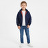 Classic British Harrington Jacket Navy Blue
