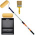 Hamilton Arkansas For The Trade 9” Masonry Set with Tray, Brush & Extension Pole (6 Piece)