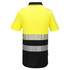 Portwest DX4 Hi-Vis Zip Class 1 Polo Shirt Short Sleeve DX435