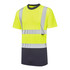 Supertouch Hi-Vis 2 Tone T-Shirt Yellow/Navy SHV-351491-7