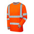 Supertouch Hi Vis Long Sleeve T-Shirt Orange SHV-35281-7