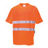 S172 Portwest Hi-Vis Cotton Comfort T-Shirt Short Sleeve Orange S172