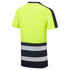 Supertouch Essentials Hi Vis Eco CoolAir 2 Tone Yellow/Navy T-Shirt SHV-352C1-9