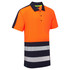 Supertouch Essentials Hi-Vis Eco Coolair 2 Tone Orange/Navy Polo Shirt SHV-303D1-9