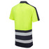 Supertouch Essentials Hi-Vis Eco Coolair 2 Tone Yellow/Navy Polo Shirt SHV-303C1-9