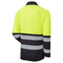 Supertouch Essentials Hi-Vis Eco Yellow/Navy CoolAir Long Sleeve Polo ESS600 YNS-6XL