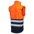 Supertouch Essentials Hi Vis Eco Coolair 2 Tone Orange/Navy Softshell Gilet SHV-104D1-9