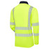 Supertouch Essentials Hi-Vis Eco CoolMax Yellow Long Sleeve Polo SHV-30541-9