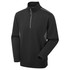 Supertouch System Eco Men’s Quarter Zip Sweatshirt Black/Grey SYS709