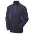 Supertouch System Eco Men’s Quarter Zip Sweatshirt Navy/Royal Blue SYS709