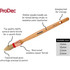 ProDec 4 pc Pointed Pure Bristle Sash Brush Set PWINSB4P