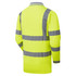 Supertouch Hi Vis Long Sleeve Bird Eye Polo Shirt Yellow 35E41-7