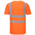 Portwest Hi-Vis Cotton Comfort Mesh Insert T-Shirt S179 Orange