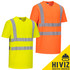 Portwest Hi-Vis Cotton Comfort Mesh Insert T-Shirt S179 Orange