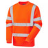 Supertouch Hi Vis Crew Neck Sweatshirt Orange 56881-7