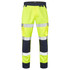 Supertouch Hi-Vis 2 Tone 3 Band Combat Trousers Yellow/Navy